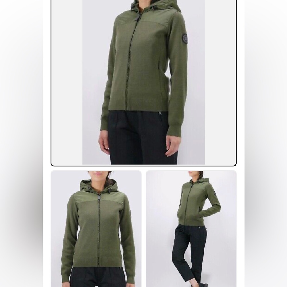 Canada Goose Windbridge Hoody 6968L Black Label Dark Sage